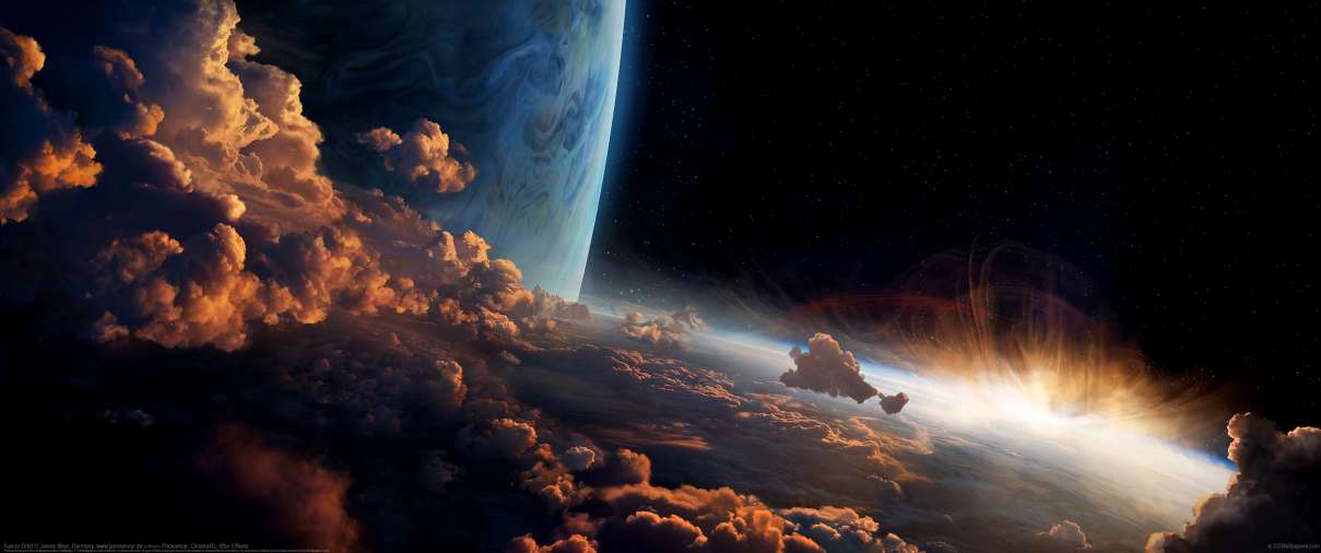 Kairos Orbit ultrabreit Hintergrundbild