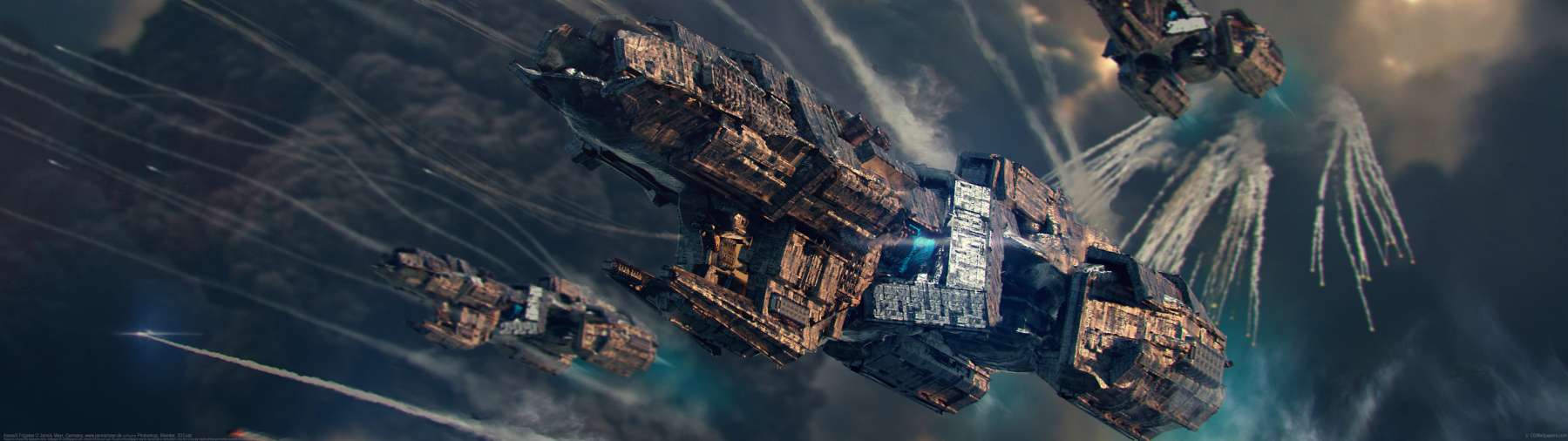 Assault Frigates ultrabreit Hintergrundbild