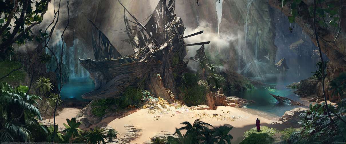 Pirate Cove ultrabreit Hintergrundbild