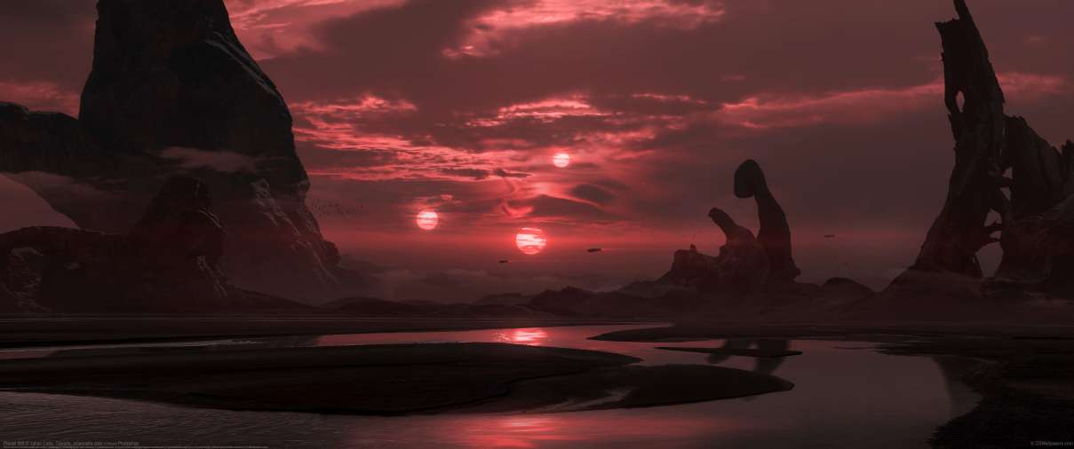 Planet 300 ultrabreit Hintergrundbild