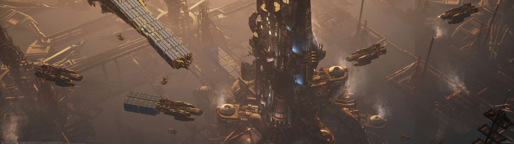 Factory, unreal practice. ultrabreit Hintergrundbild