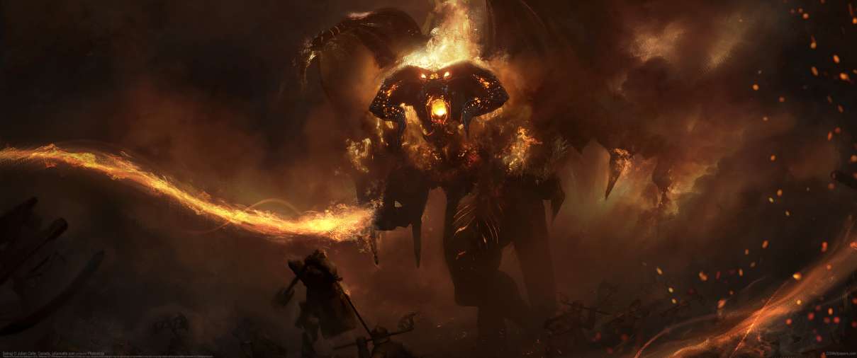 Balrog ultrabreit Hintergrundbild