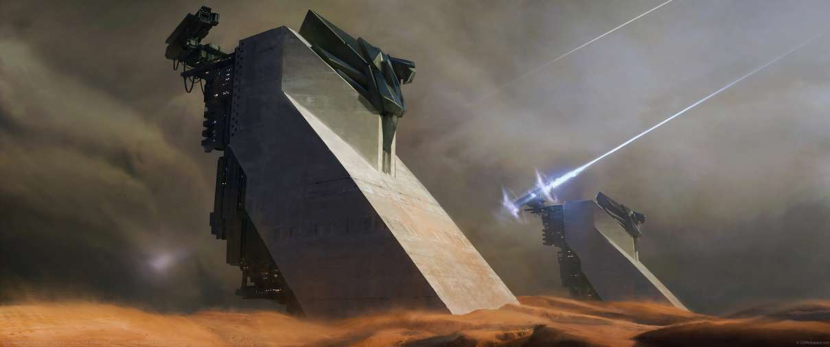 Dune: Awakening Concept Art ultrabreit Hintergrundbild