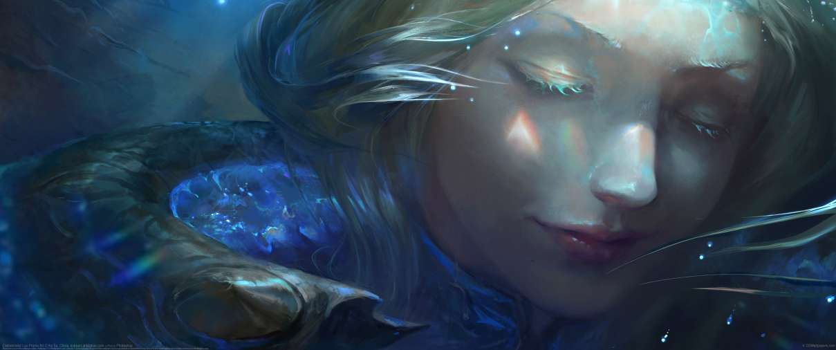 Elementalist Lux Promo Art ultrabreit Hintergrundbild