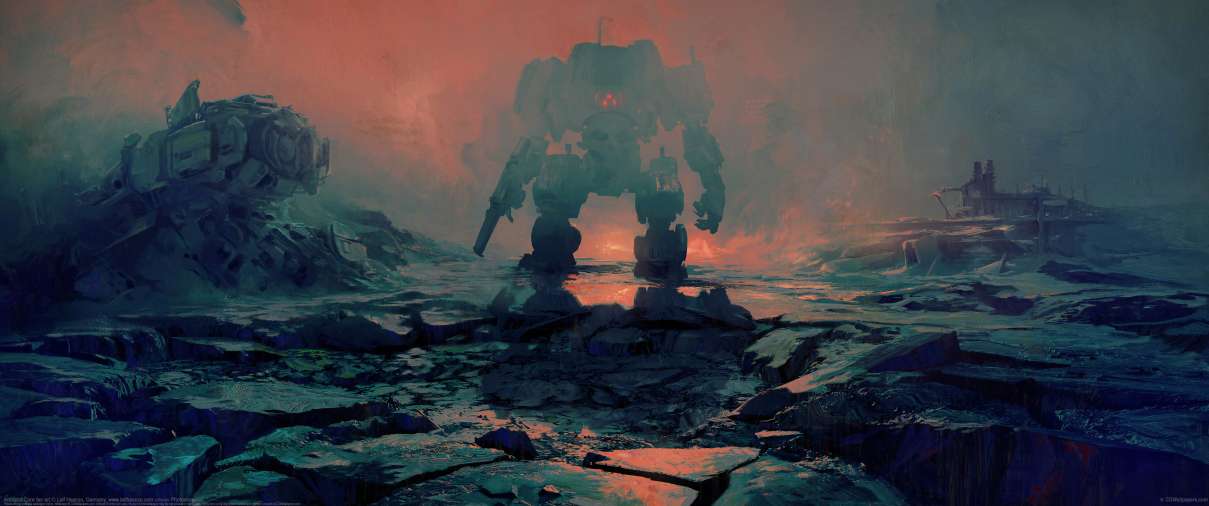 Armored Core fan art ultrabreit Hintergrundbild