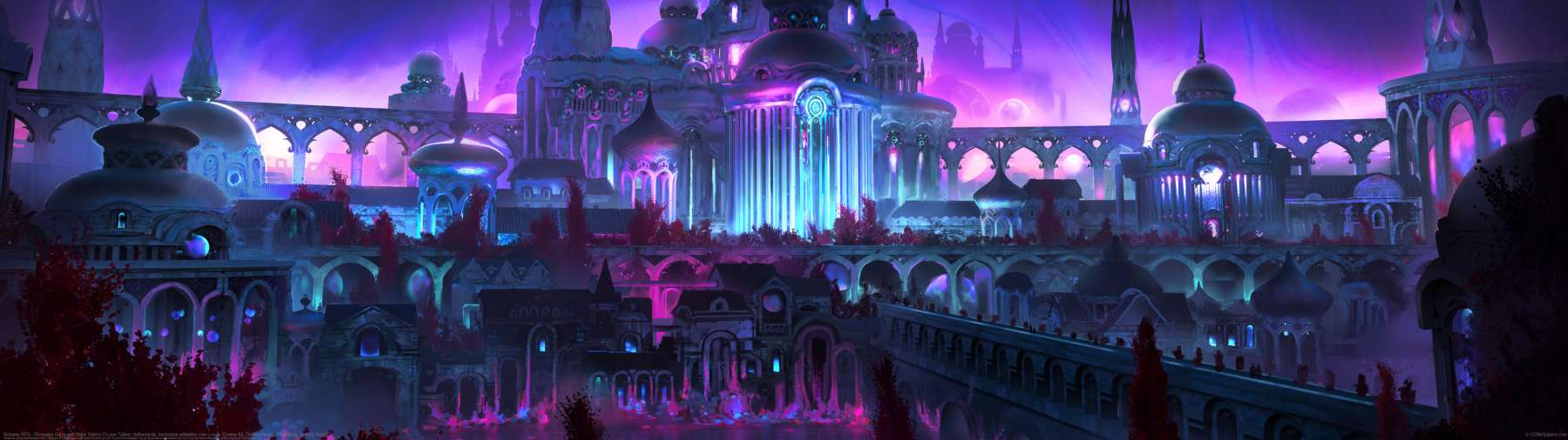 Alchemy RPG - Chrysalea Ourro and Origin District ultrabreit Hintergrundbild