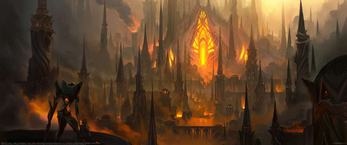 Mishra's Foundry - Magic the Gathering ultrabreit Hintergrundbild