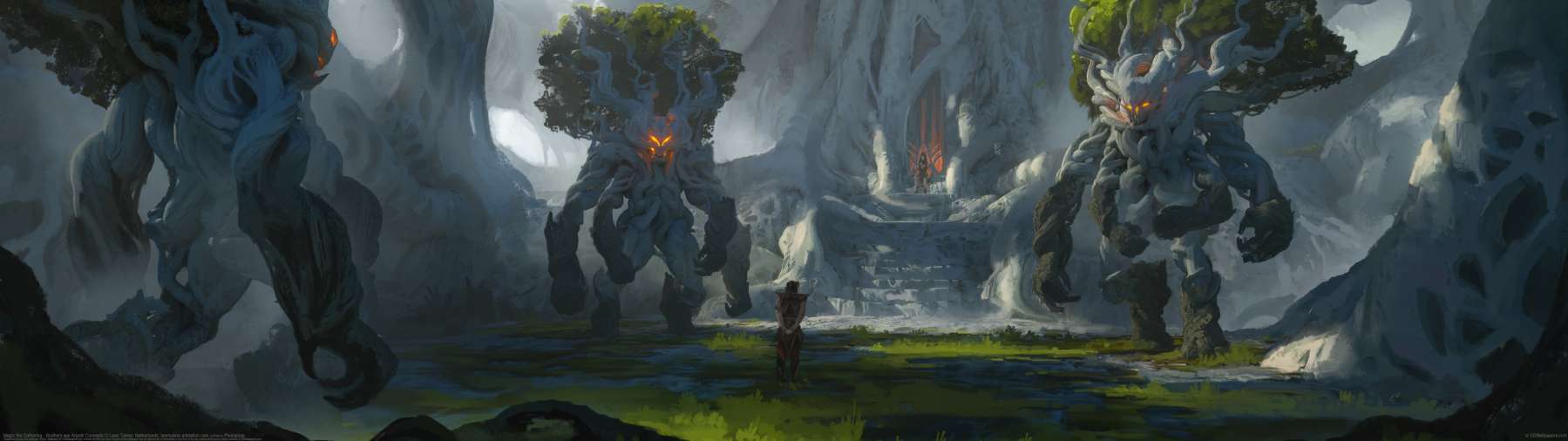 Magic the Gathering - Brothers war Argoth Concepts ultrabreit Hintergrundbild