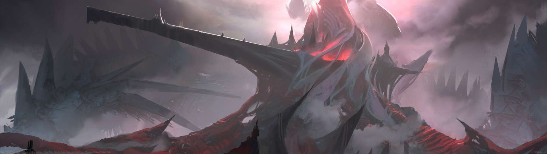 Magic the Gathering - March of the Machine: Eldraine sketches ultrabreit Hintergrundbild