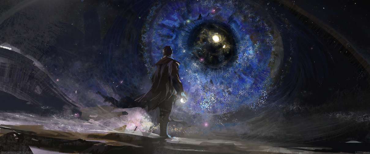 Concept Speedpainting ultrabreit Hintergrundbild