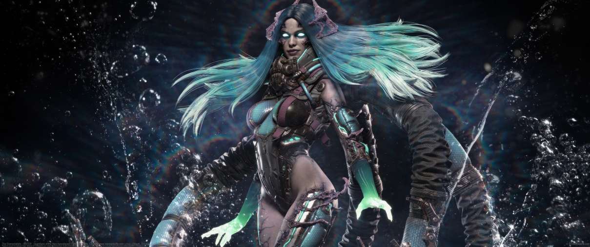 The Elementalists - WATER - Guardians of the Neo-Apocalypse ultrabreit Hintergrundbild