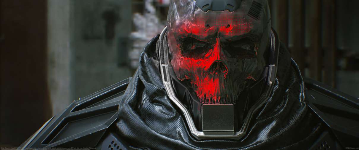 Skull Cyborg | Type 4.2 // AxTECH - movie shot ultrabreit Hintergrundbild