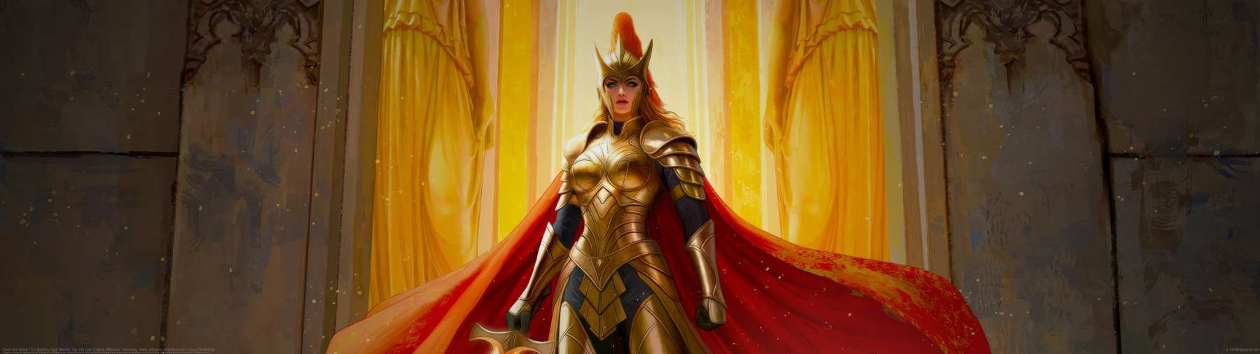 Flesh and Blood TCG Mastery Pack Warrior: Toe The Line ultrabreit Hintergrundbild