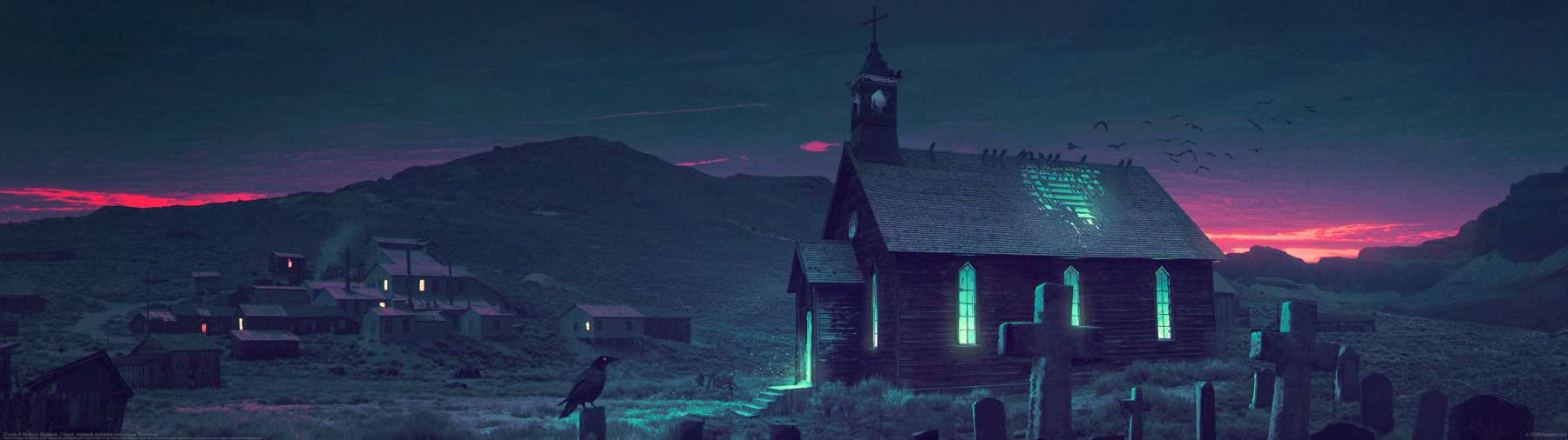 Church ultrabreit Hintergrundbild