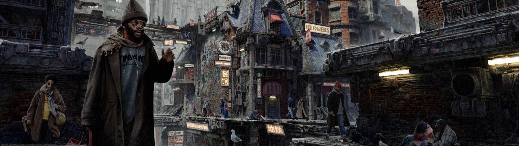 Montreal ultrabreit Hintergrundbild