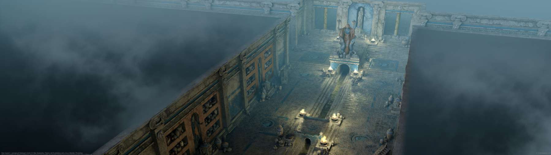 Titan Quest 2 - concept art Richman's tomb 2 ultrabreit Hintergrundbild