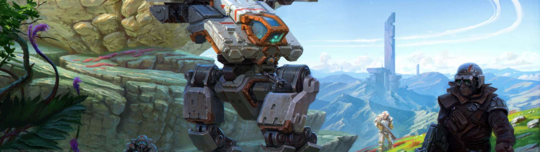 Age of Wonders: Planetfall - Vanguard faction concepts ultrabreit Hintergrundbild