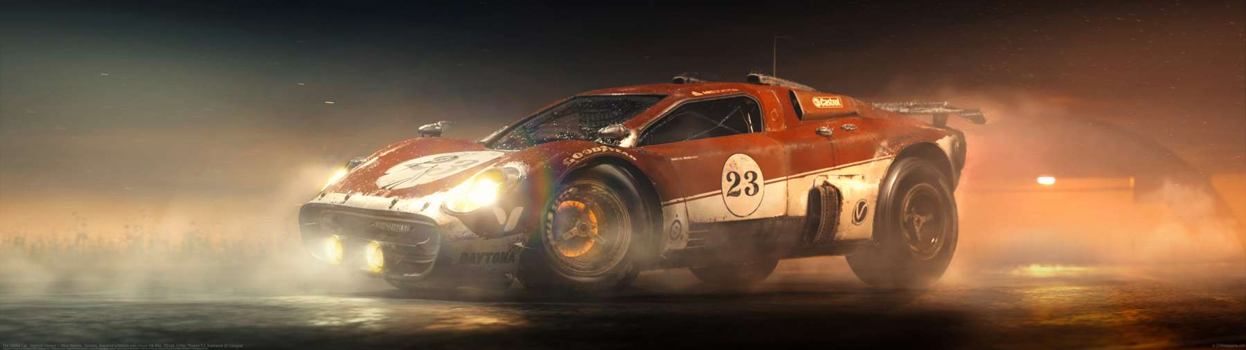 The Golden Lap - Daytona Genesis ultrabreit Hintergrundbild