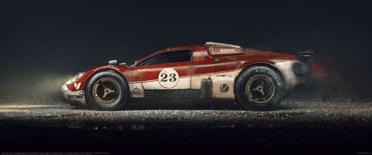 The Golden Lap - Daytona Genesis 2 ultrabreit Hintergrundbild