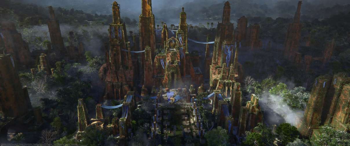 Temples of the Dark Sun ultrabreit Hintergrundbild
