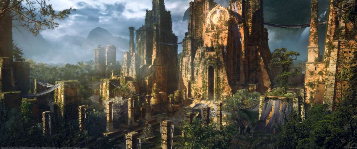 Temples of the Dark Sun 2 ultrabreit Hintergrundbild