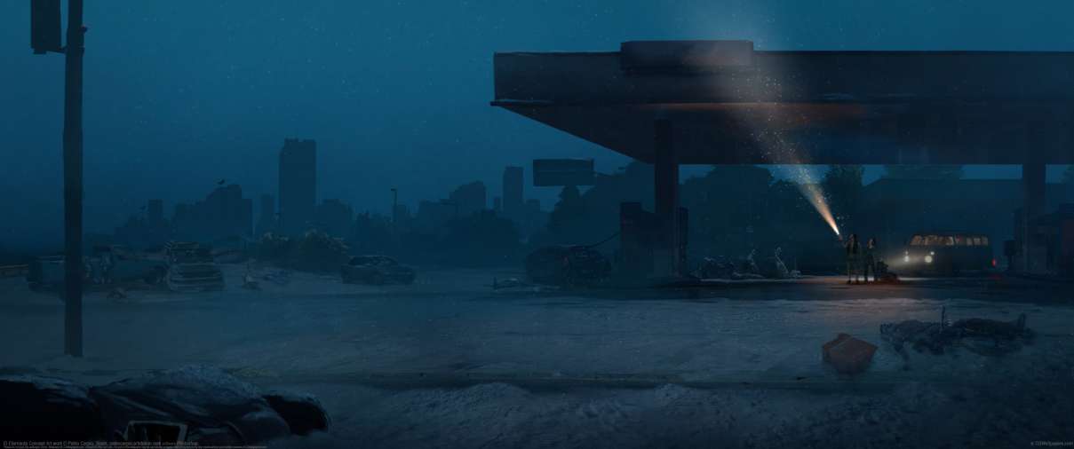 El Eternauta Concept Art work ultrabreit Hintergrundbild