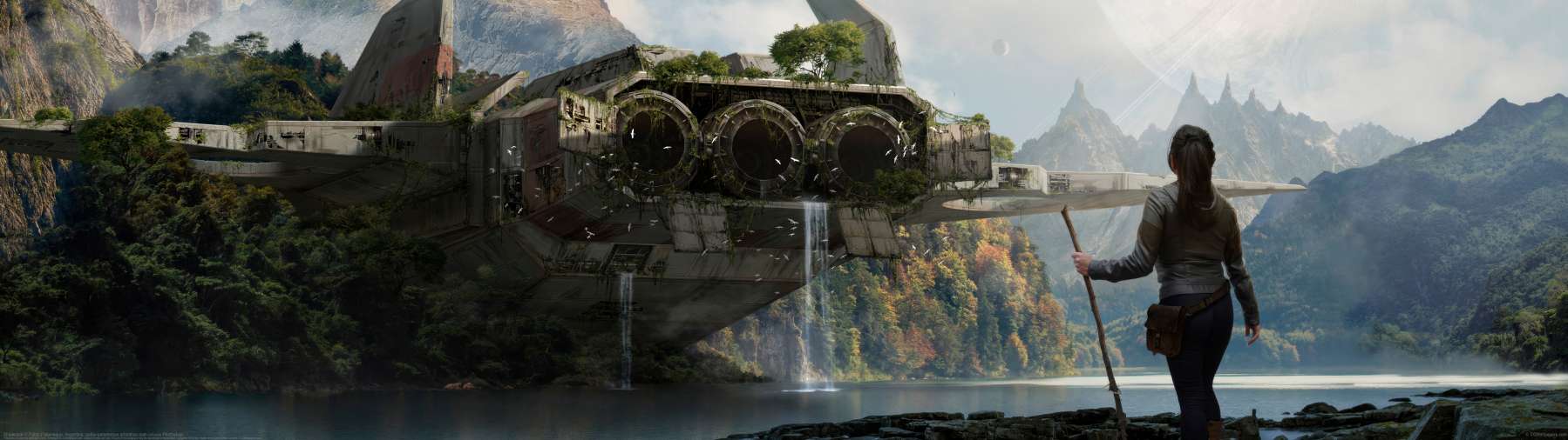 Shipwreck ultrabreit Hintergrundbild