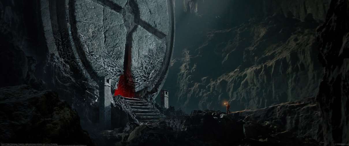 Cave ultrabreit Hintergrundbild