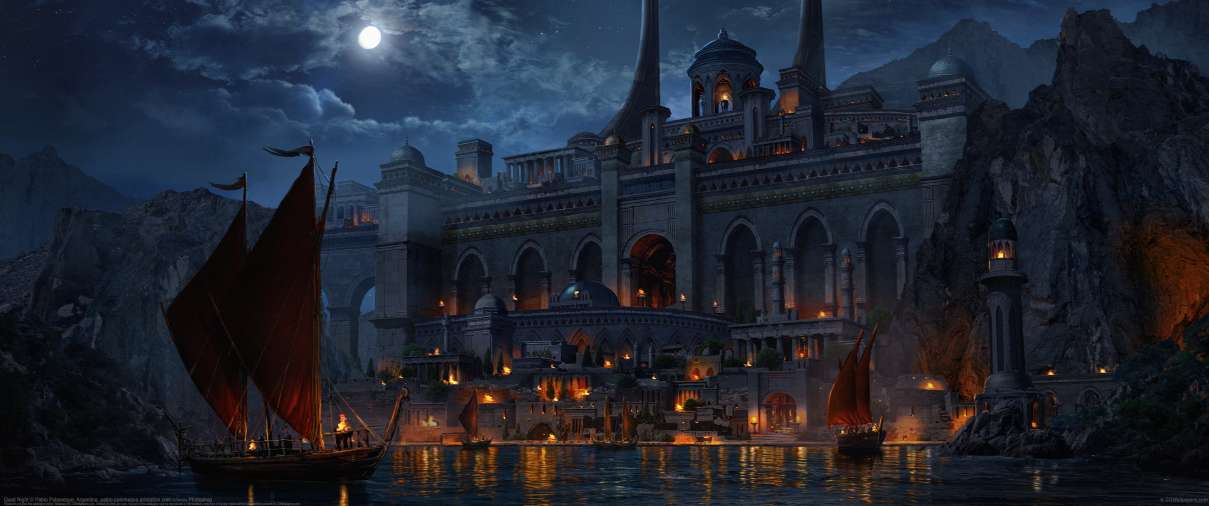 Quiet Night ultrabreit Hintergrundbild