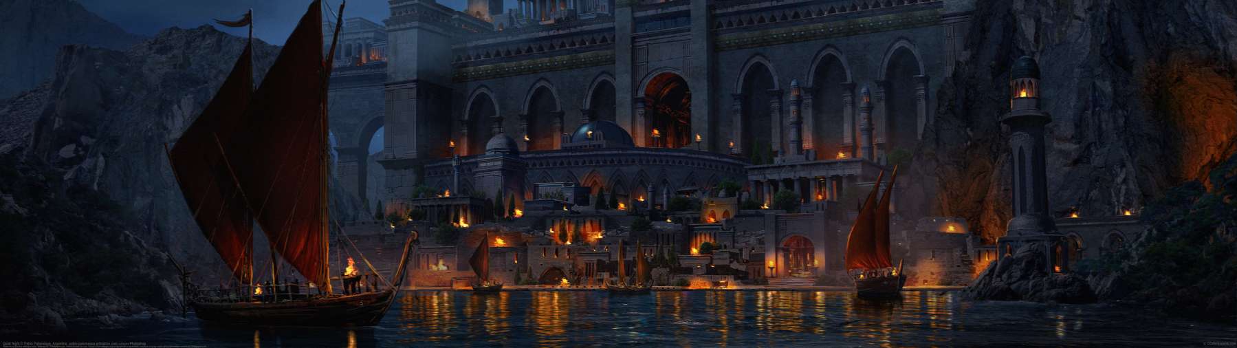 Quiet Night ultrabreit Hintergrundbild