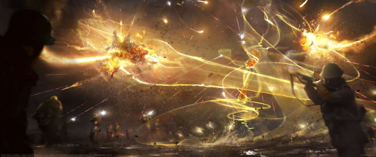 Wonder Woman concept art - Flower of Light ultrabreit Hintergrundbild