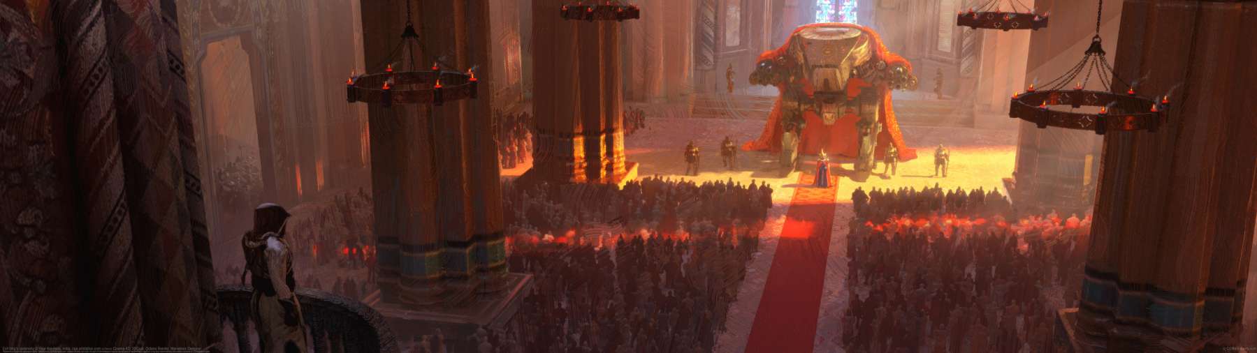 Evil king's ceremony ultrabreit Hintergrundbild