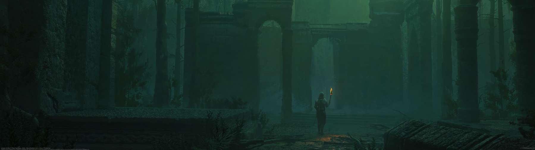 Jungle tombs ultrabreit Hintergrundbild