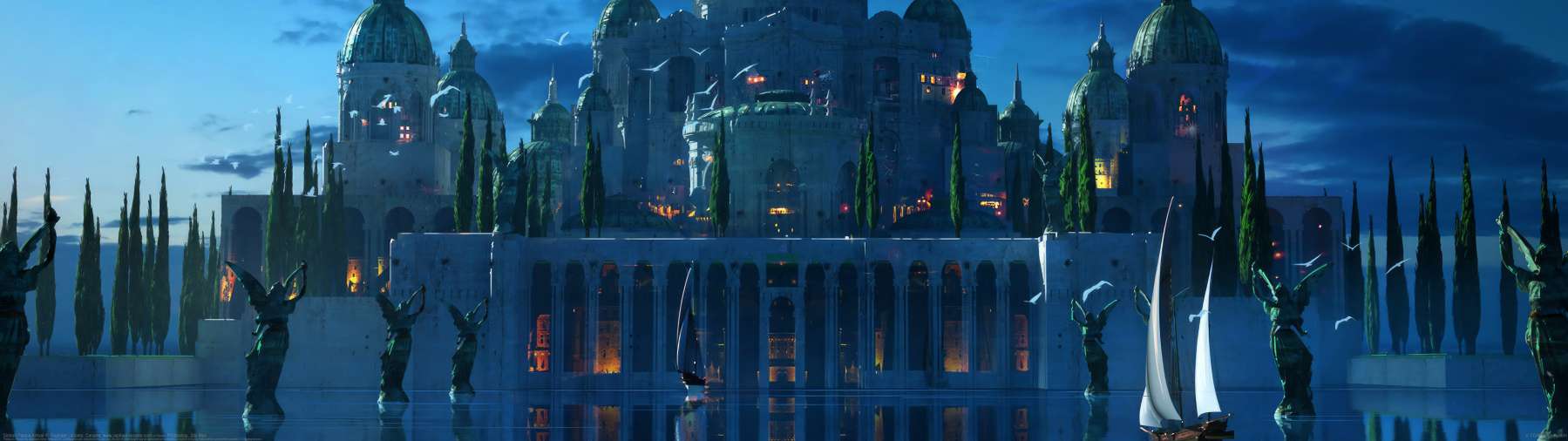Sinbad Palace Arrival ultrabreit Hintergrundbild