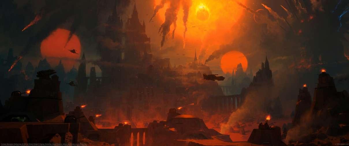 Fortress Monastery Warhammer 40.000 ultrabreit Hintergrundbild