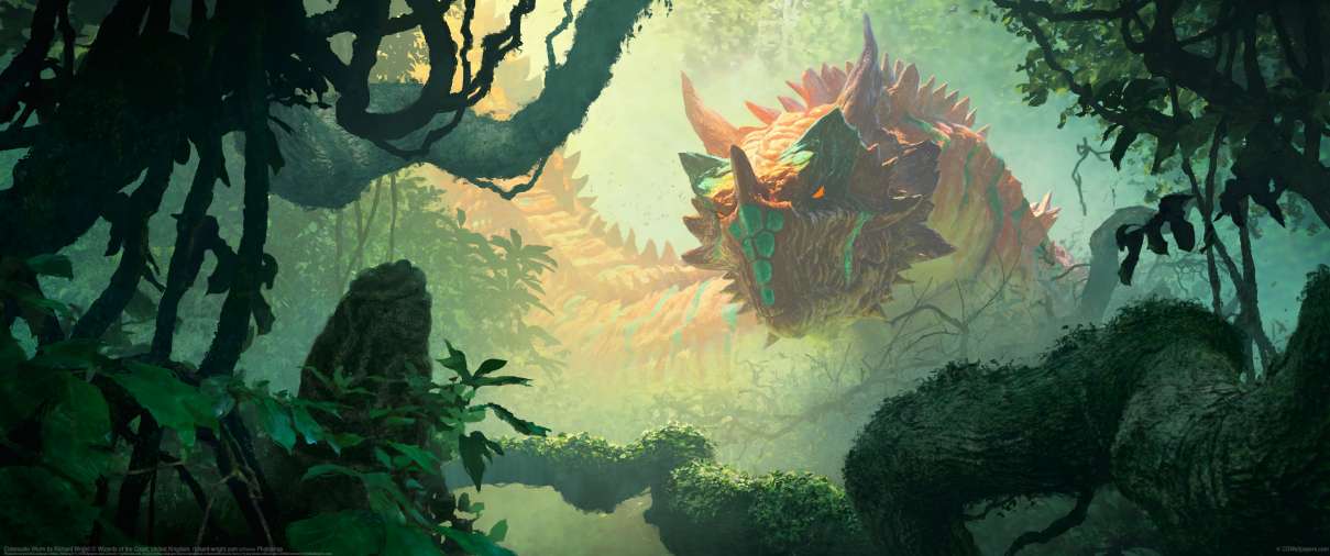 Elderscale Wurm ultrabreit Hintergrundbild
