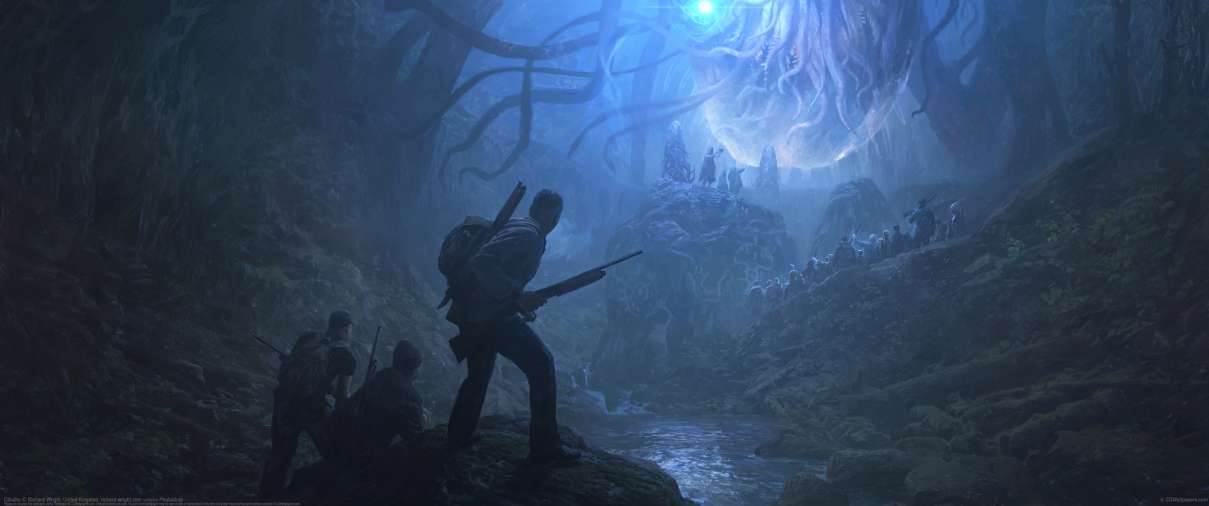 Cthulhu ultrabreit Hintergrundbild
