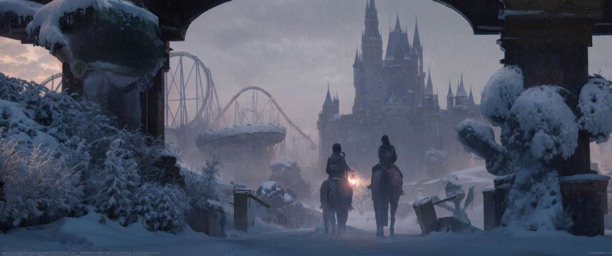 Last of us 2 Disney theme park (fan work) ultrabreit Hintergrundbild