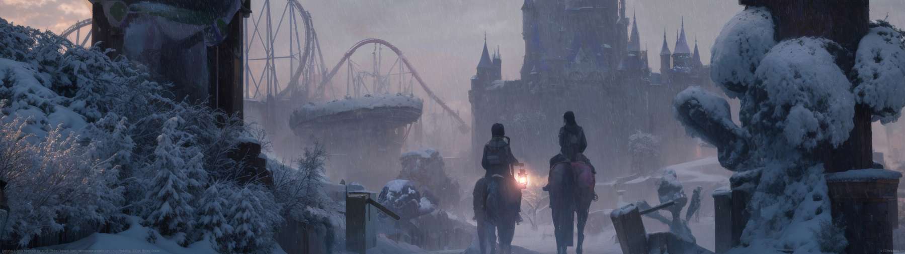 Last of us 2 Disney theme park (fan work) ultrabreit Hintergrundbild