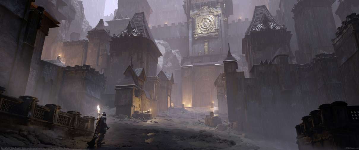 Barons Fort ultrabreit Hintergrundbild