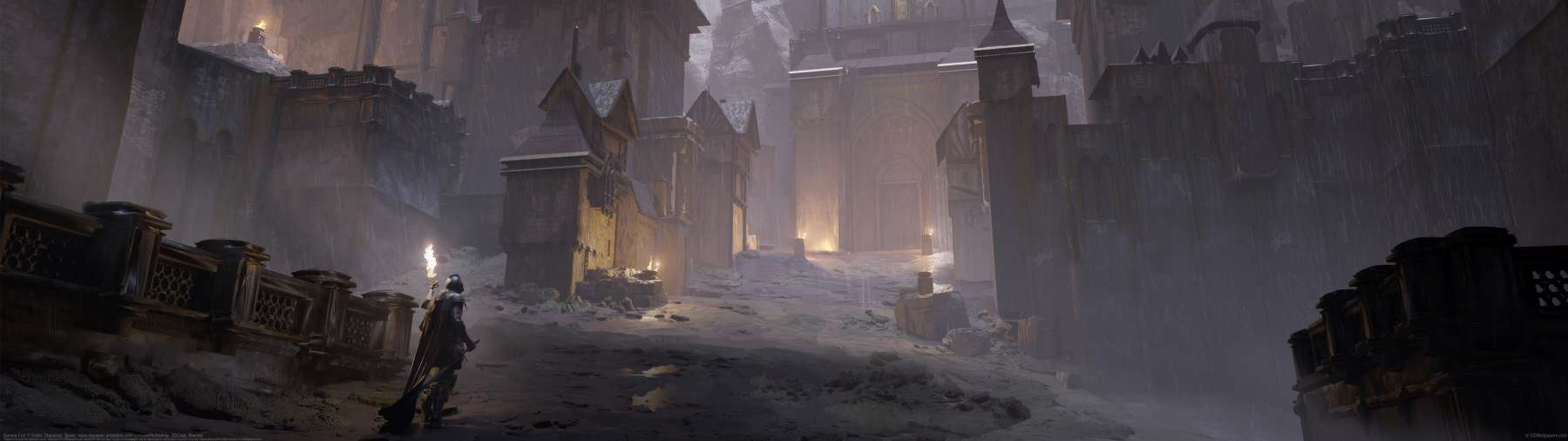 Barons Fort ultrabreit Hintergrundbild