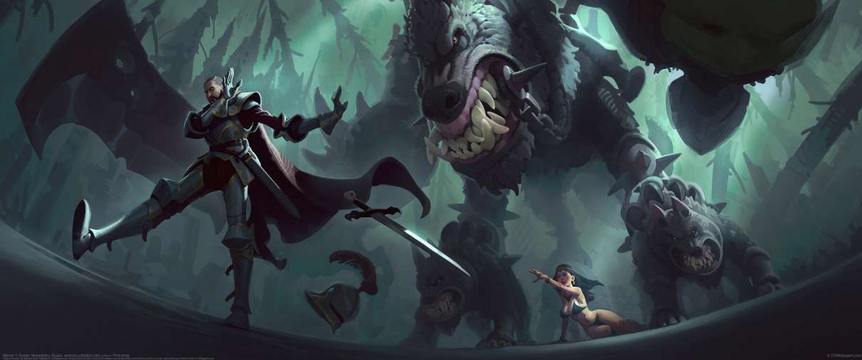 Warrior ultrabreit Hintergrundbild