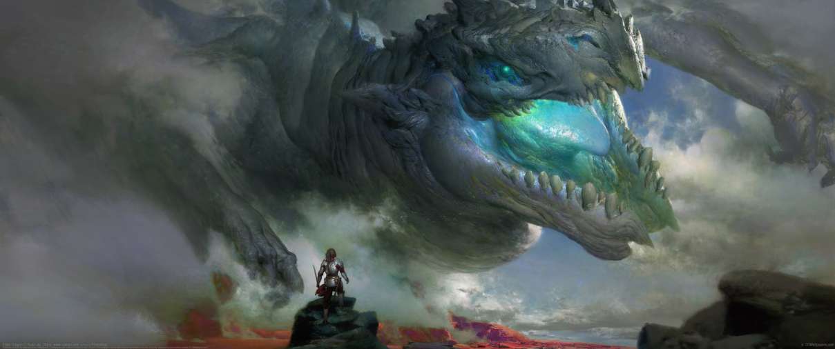 Elder Dragon ultrabreit Hintergrundbild