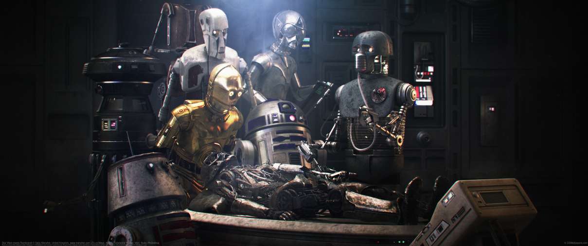 Star Wars meets Rembrandt ultrabreit Hintergrundbild