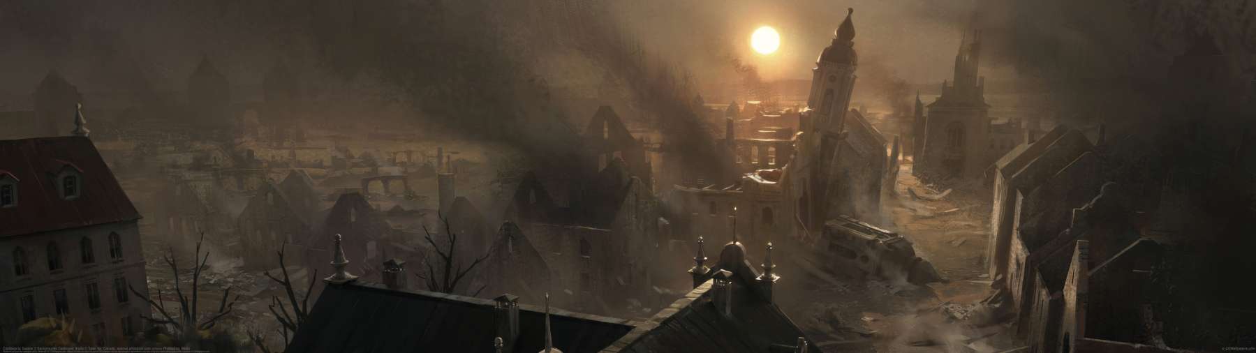 Castlevania Season 2 Backgrounds Destroyed Braila ultrabreit Hintergrundbild