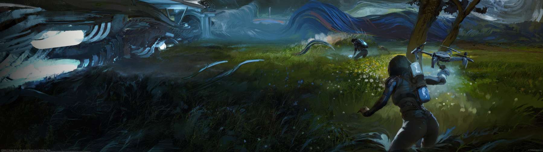 Children ultrabreit Hintergrundbild