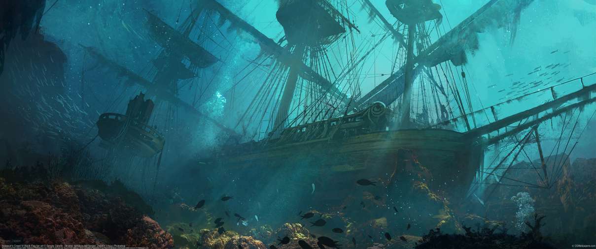 Assassin's Creed IV Black Flag fan art ultrabreit Hintergrundbild