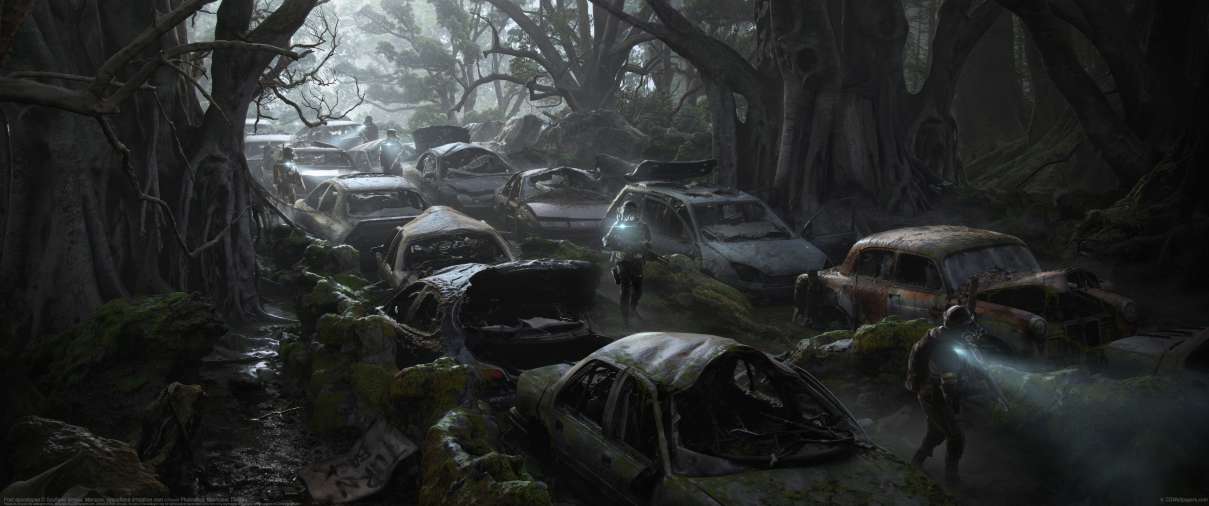 Post apocalypse ultrabreit Hintergrundbild