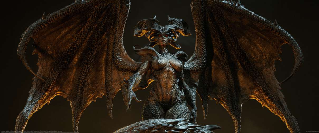 Dragon Queen ultrabreit Hintergrundbild