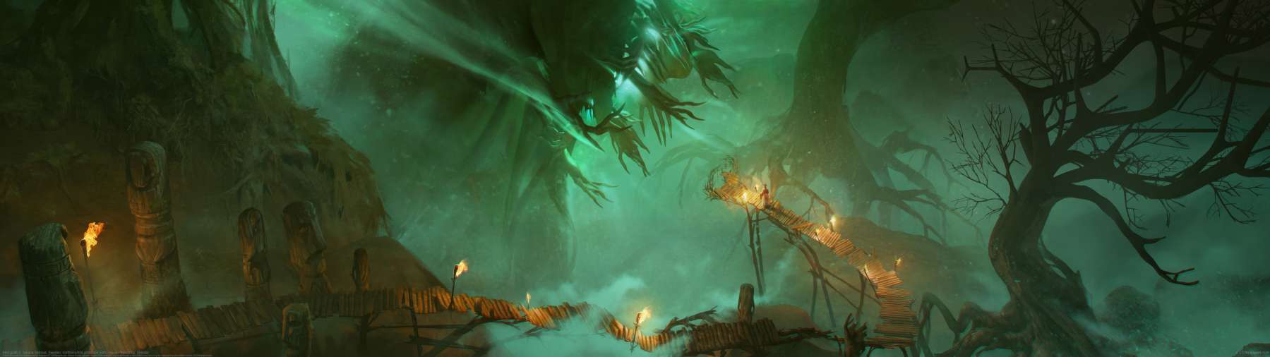 Mist gods ultrabreit Hintergrundbild